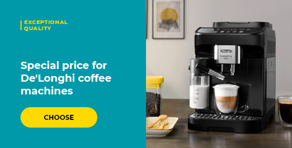 Special price for De'Longhi coffee machines