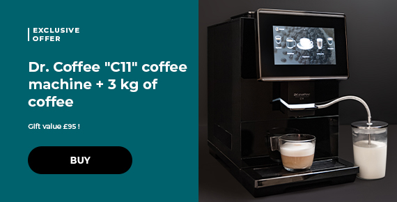 Dr. Coffee "C11" coffee machine + 3 kg of coffee