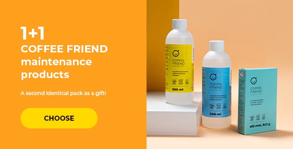 1+1 COFFEE FRIEND maintenance products