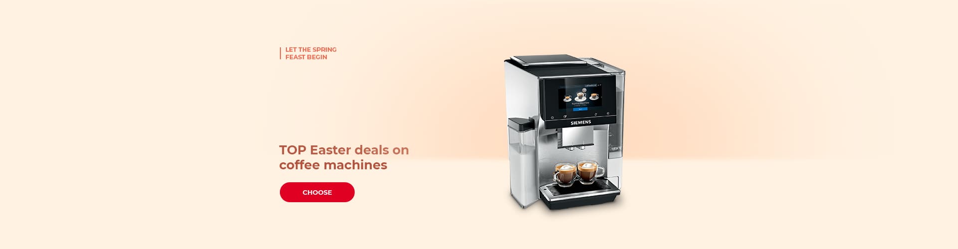 TOP Easter deals on coffee machines