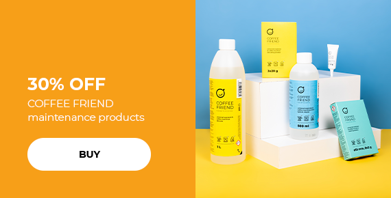 30% OFF COFFEE FRIEND maintenance products