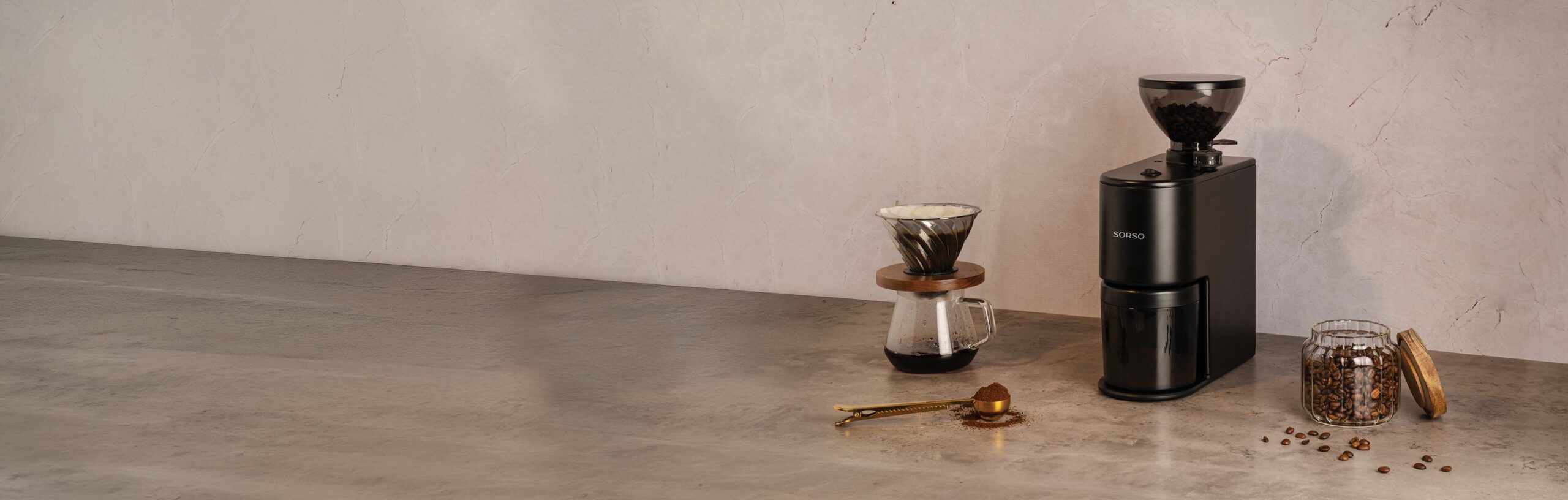 New! SORSO Peppe Brew & Espresso coffee grinder by Eureka