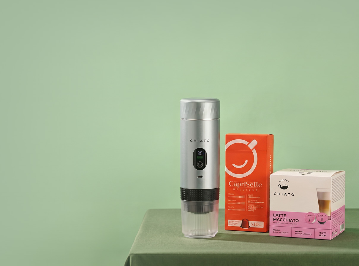 CHiATO brewPLAY Smart portable espresso maker