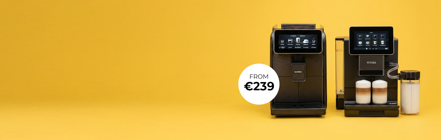 Automatic coffee machines at unbeatable prices