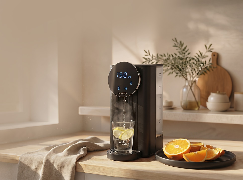 Discover the new SORSO water dispenser